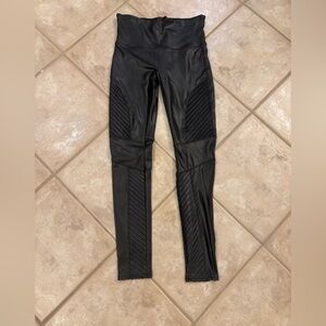 SPANX Shiny Black Leggings